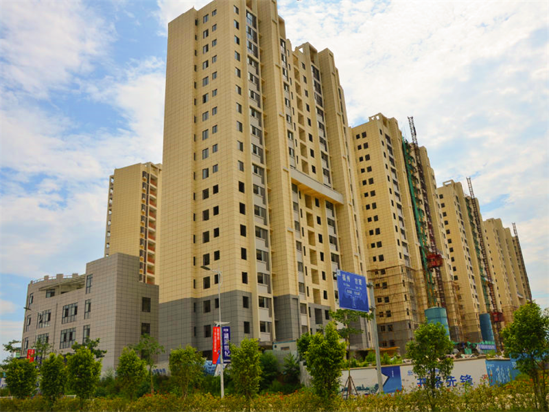 高檔小區外墻工程施工效果